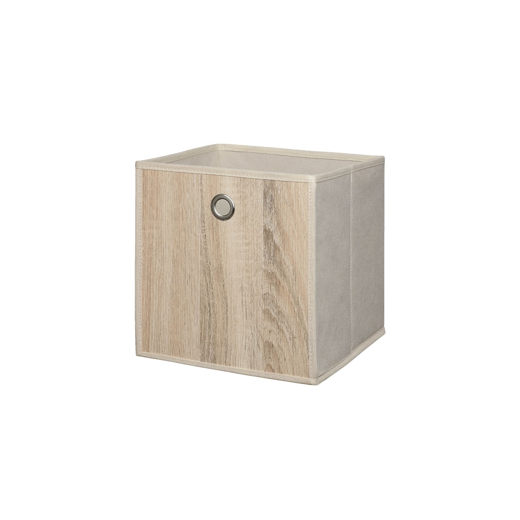 Organize It All Faux Wood Storage Cube - 10"x10"x10"