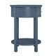preview thumbnail 37 of 55, Fillmore 1-Drawer Oval Wood Shelf Accent End Table by iNSPIRE Q Modern