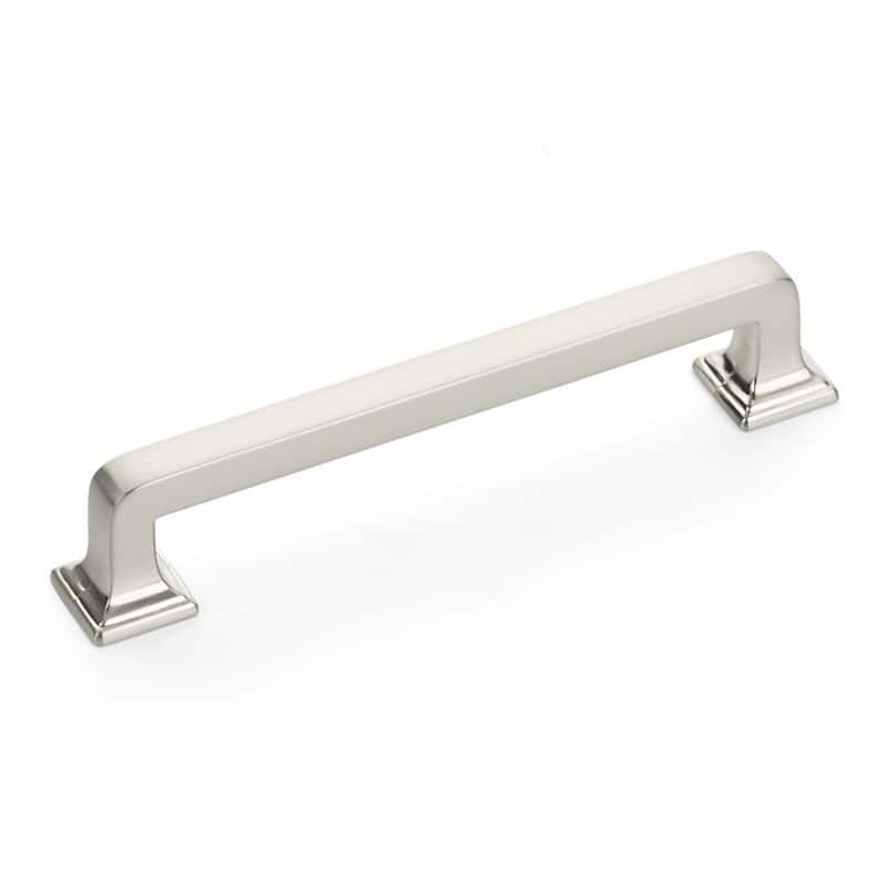 Schaub and Company Menlo Park 5" Center to Center Contemporary Cabinet - Brushed Nickel