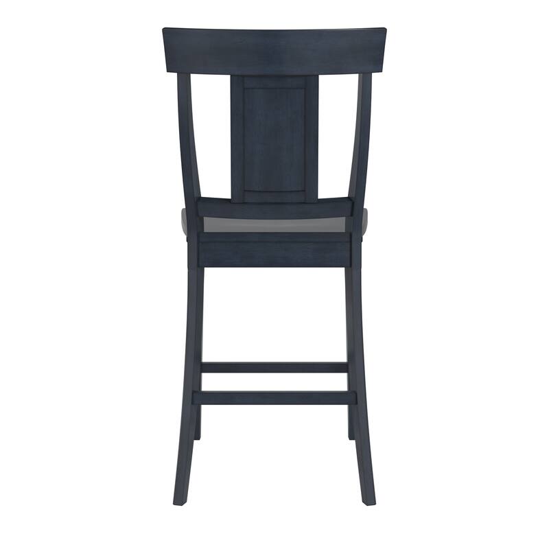 Eleanor Panel Back Wood Counter Chair (Set of 2) by iNSPIRE Q Classic