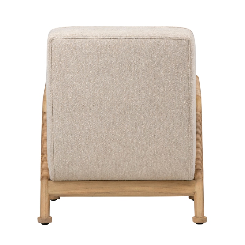 Carver Upholstered Occasional Chair, Ivory