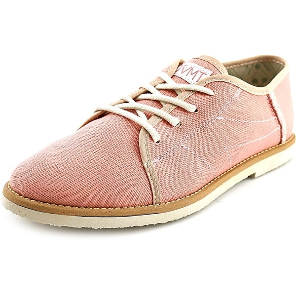 Movmt Le Fronck Men Round Toe Canvas Pink Oxford