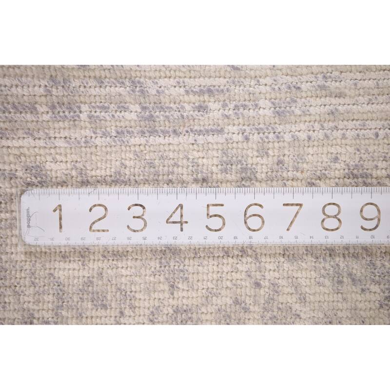 All-Over Abstract Oriental Accent Rug Handmade Wool Carpet - 2'8" x 4'9"