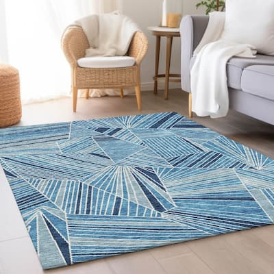 Premium Washable Super Soft Modern Mosaic Mayfield Rug