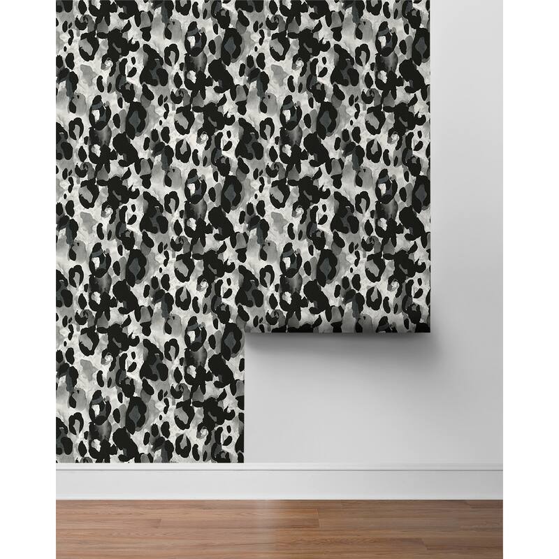 Harry & Grace Leopard Print Peel and Stick Wallpaper