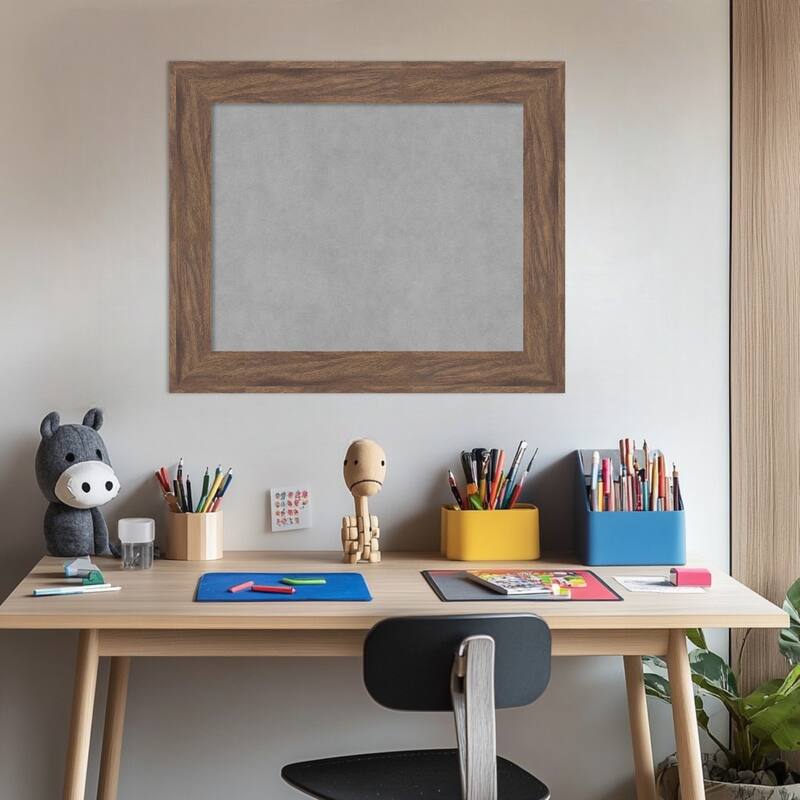 Amanti Art Pia Medium Brown Framed