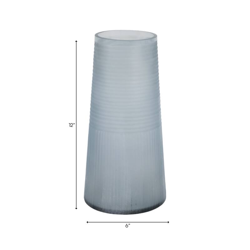 Glass Decorative Vase Modern Sleek Contemporary Design for Home Decor
