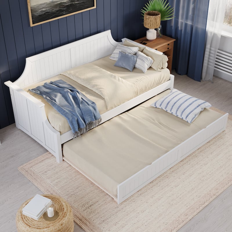 Cambridge Twin Wood Daybed with Twin Size Trundle