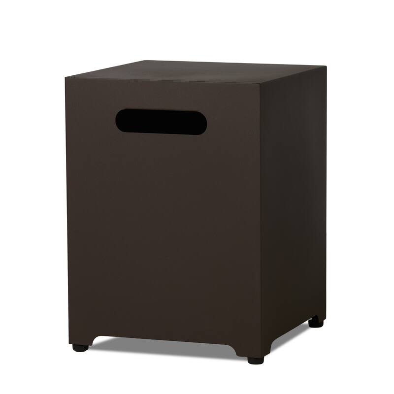 Square Metal Propane Tank Cover by Real Flame - 15.125" L x 15.125" W x 20.25" H