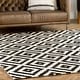 preview thumbnail 8 of 93, Nuloom Kellee Hand Tufted Geometric Wool Area Rug