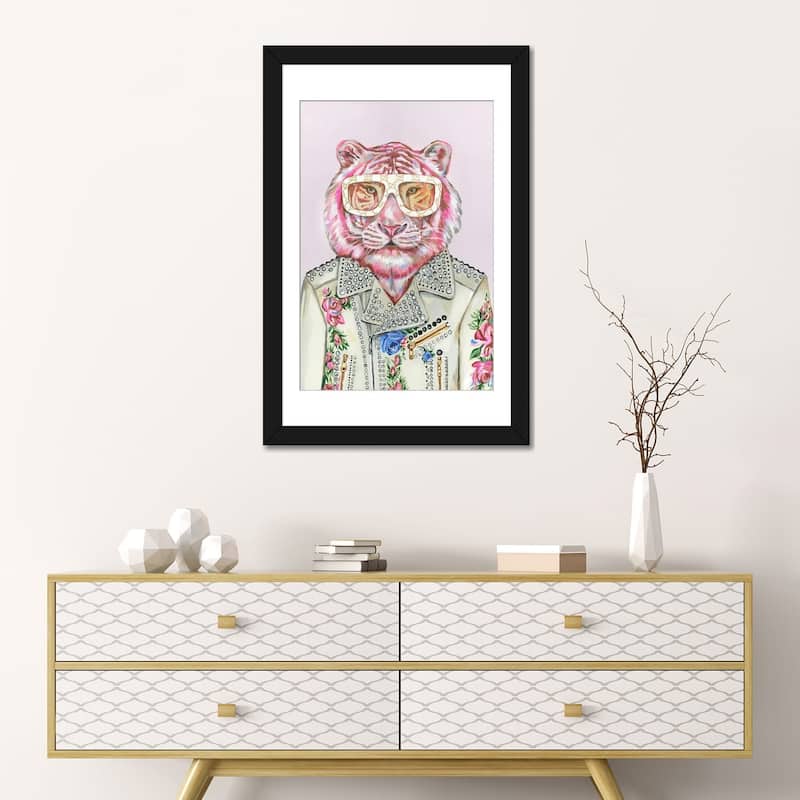 iCanvas "Gucci Pink Tiger" by Heather Perry