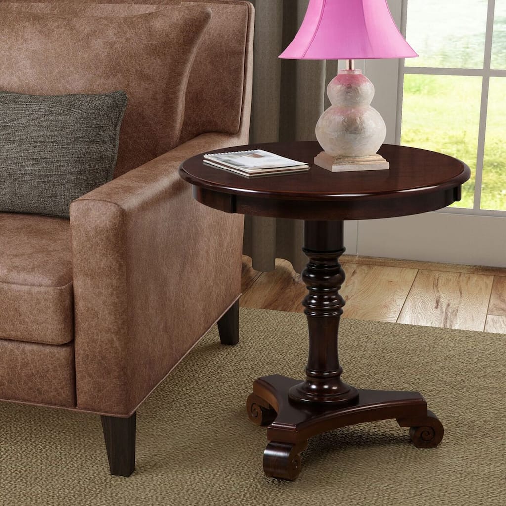 End Table Accent Table Living Room Side Table Home Decor Solid Wood Table - 25.5