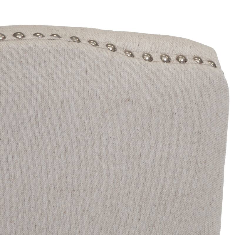 Modern Dining Chairs, Button Tufted Diamond Stitch Dining Chairs with Nailhead Trim, for Dining Rooms, Set of 2