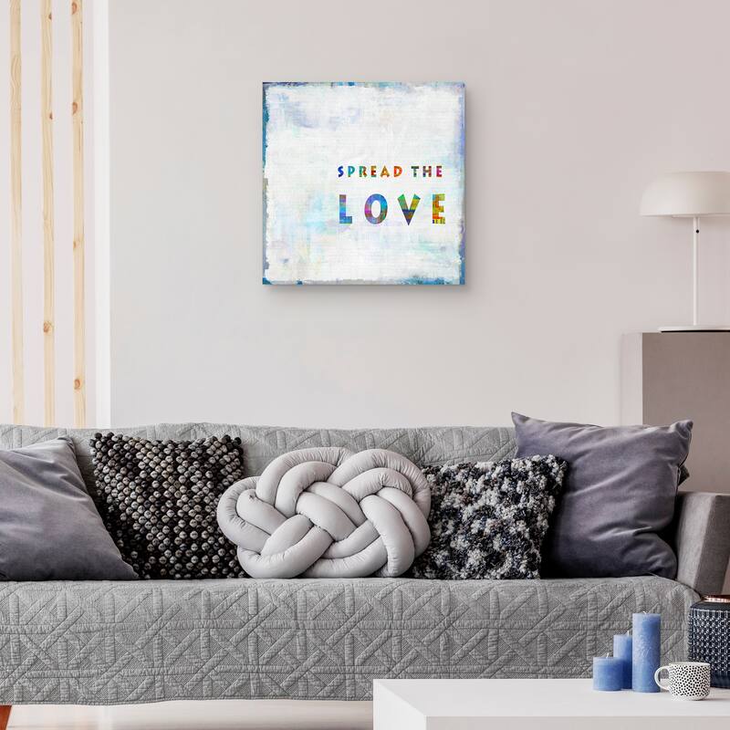 Spread the Love Color by Jamie MacDowell Canvas Art Print