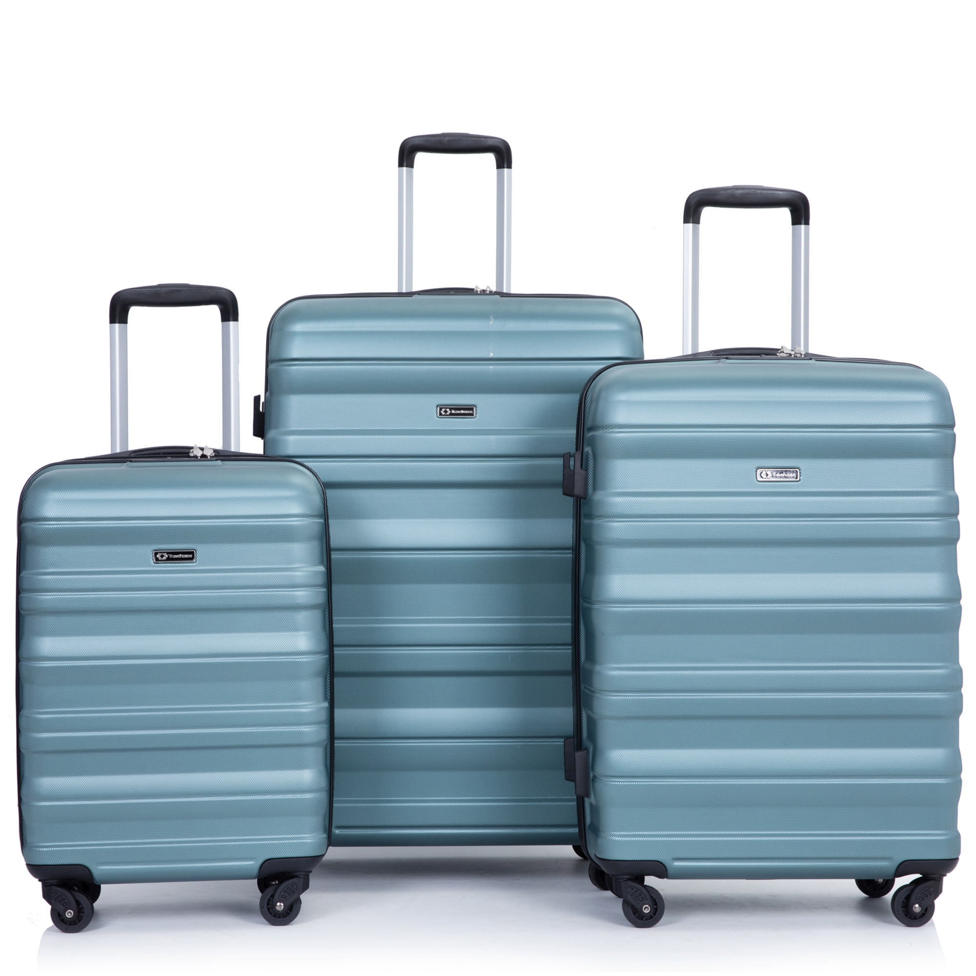 3 Piece Luggage Sets PC Lightweight Durable Expandable Suitcase with Two Hooks Spinner Wheels TSA Lock 21 25 29 Bed Bath Beyond 38421873