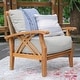preview thumbnail 3 of 36, Cambridge Casual Carmel 5-Piece Teak Patio Conversation Set