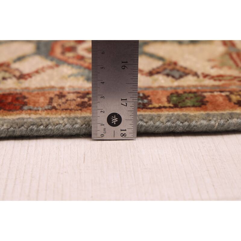 ECARPETGALLERY Hand-knotted Jules Sultane Light Denim Blue Wool Rug - 5'10 x 8'9