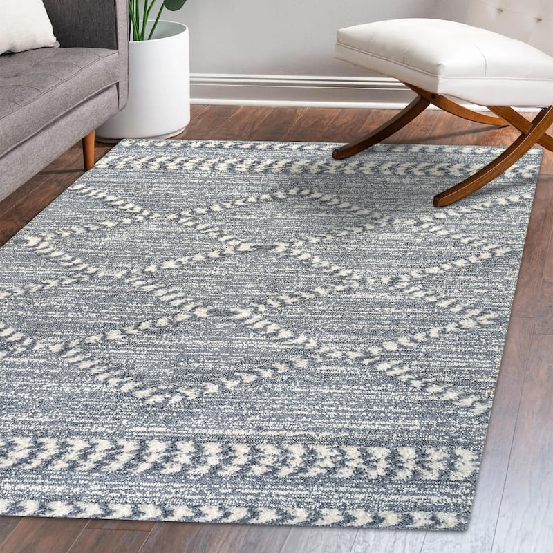JONATHAN Y Astrid Tropical Leaves Area Rug