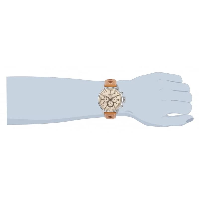 Invicta Men's 30914 S1 Rally Quartz Chronograph White Dial Watch