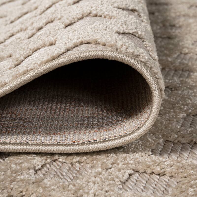 JONATHAN Y Citta High-Low Pile Mini-Diamond Trellis Indoor/Outdoor Area Rug
