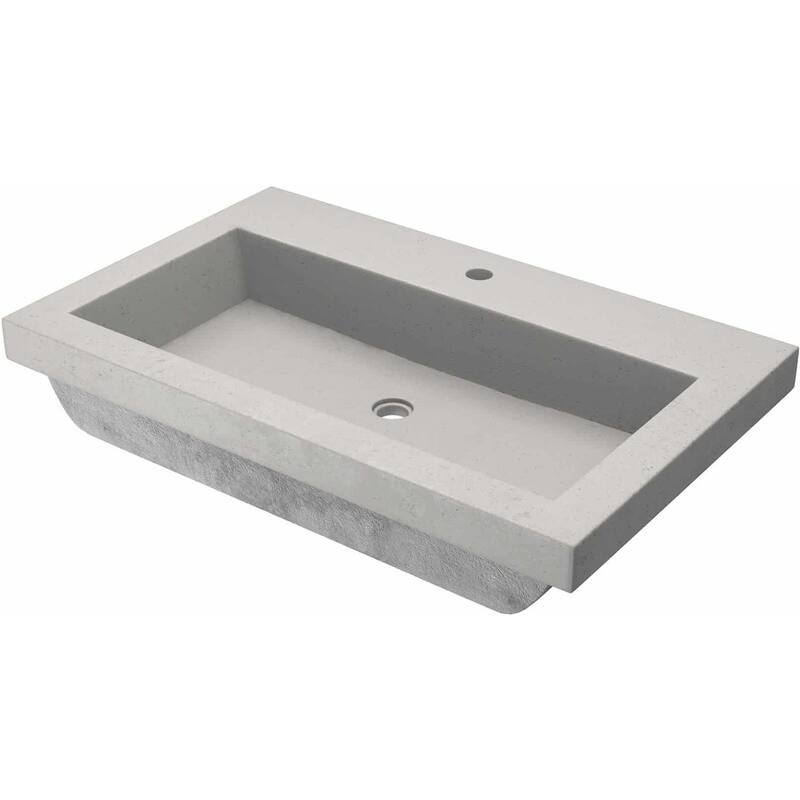 Native Trails NativeStone 30" Rectangular Stone Composite Drop In