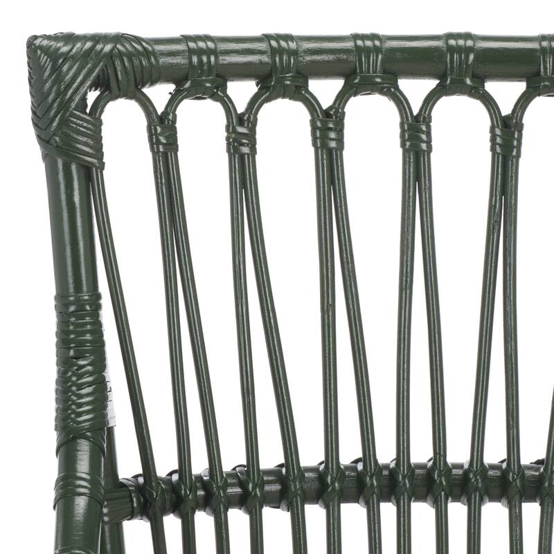 SAFAVIEH Zorianna Solid Wood Dining Chair with Cushion (Fully Assembled) - 22"W x 22"D x 36"H
