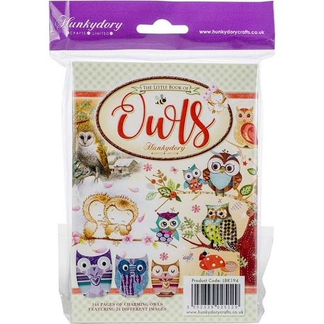 24 Designs//6 Each Hunkydory The Little Book Of A6 Paper Pad 144//Pkg-Owls