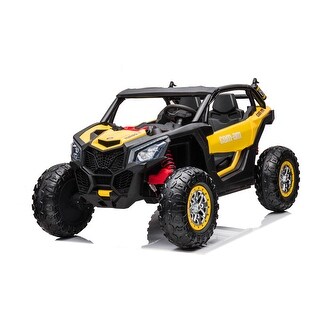 24V New UTV 2 Seater Ride on Yellow