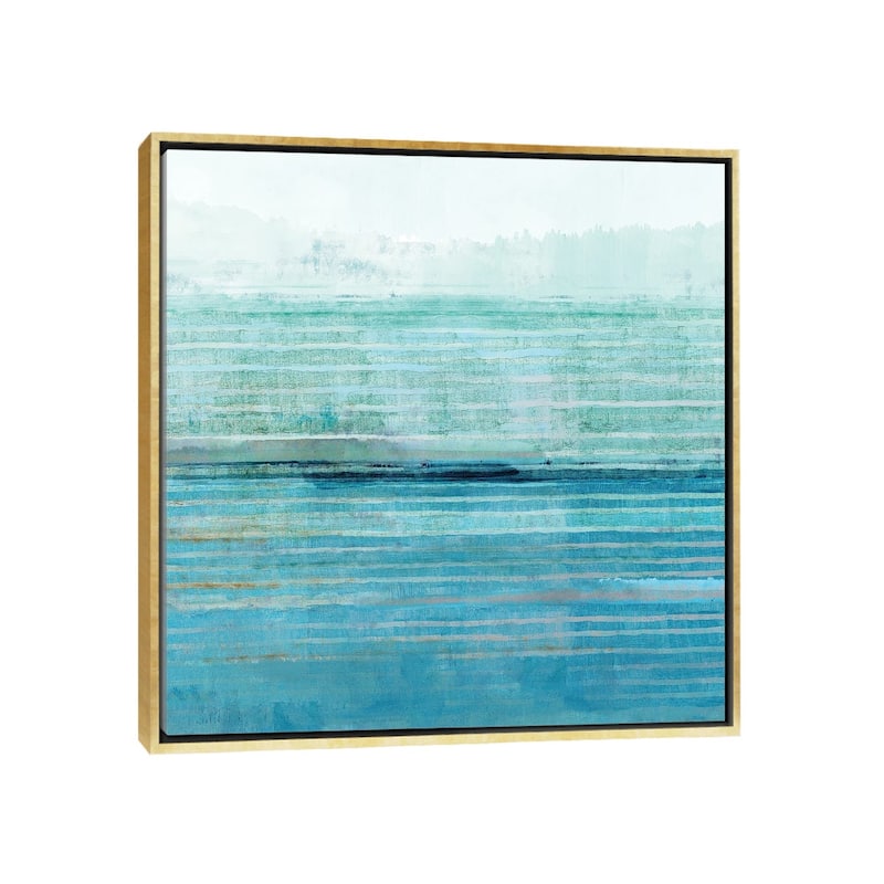 iCanvas "Ocean Daydream II" by Flora Kouta Framed Canvas Print - 26x26 - Gold
