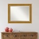 preview thumbnail 14 of 35, Beveled Bathroom Wall Mirror - Parlor Gold Frame