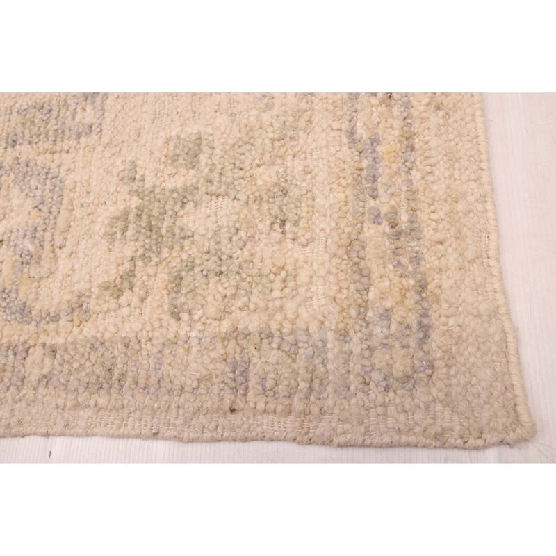 ECARPETGALLERY Hand-knotted Looma Ivory Wool Rug - 8'6 x 9'9