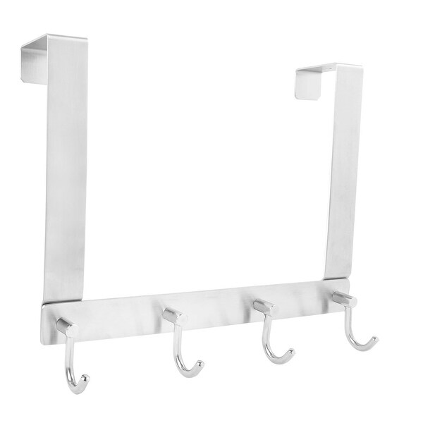 2x Stainless Coat Hanging Hook Hooks Holder Wall Rack Tie Bathroom Towel Hanger Hooks Hangers