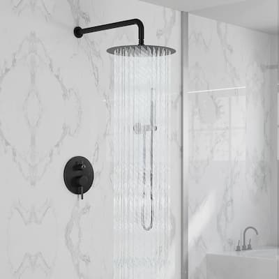 12-Inch Round High-Pressure Shower Set, Shower Faucet System