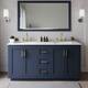 Option Dark Blue / Giotto Quartz Top / Brushed Gold