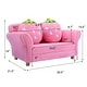 preview thumbnail 11 of 9, Costway Kids Sofa Strawberry Armrest Chair Lounge Couch w/2 Pillow