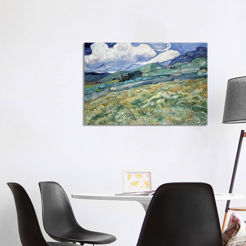 iCanvas "Landscape at Saint-Remy" by Vincent van Gogh Canvas Print - 26x40x1.5