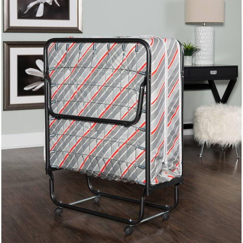 Charmaine Roll Away Folding Guest Bed with Mattress
