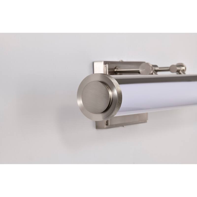 Cora 24 Inch LED Vanity 3 CCT Selectable Brushed Nickel Acrylic Lens - Brushed Nickel