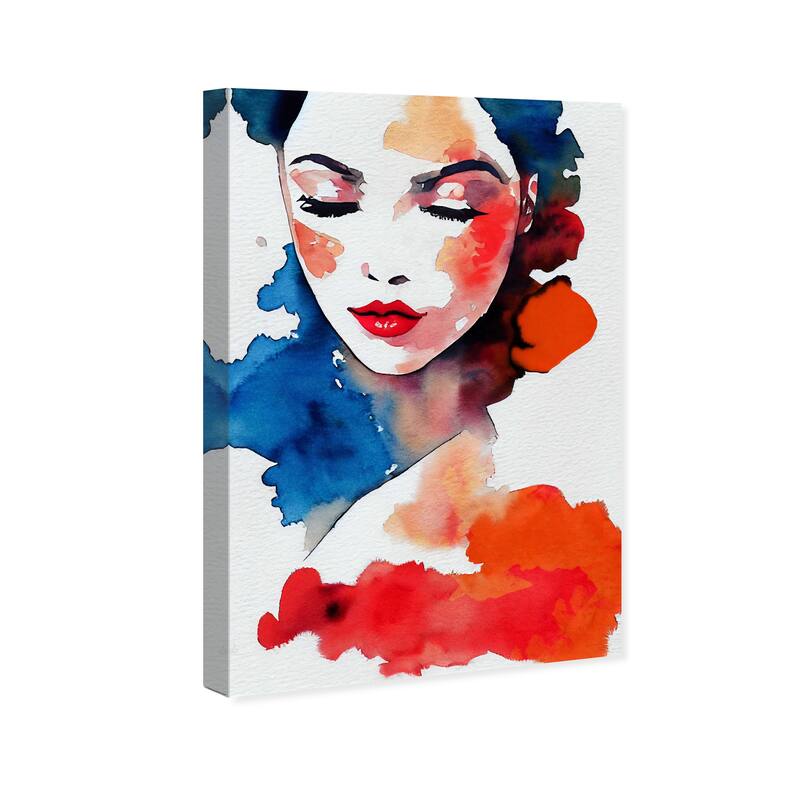 Wynwood Studio Fashion and Glam Mabella I Red and Modern & Contemporary Wall Art Canvas Print