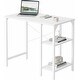 preview thumbnail 2 of 5, FEZIBO Small Computer Desk, 35 Inch Home Office Desk with Storage Shelves, Study Writing Desk