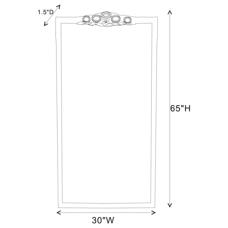 Sylvie Traditional French Provincial Mirror