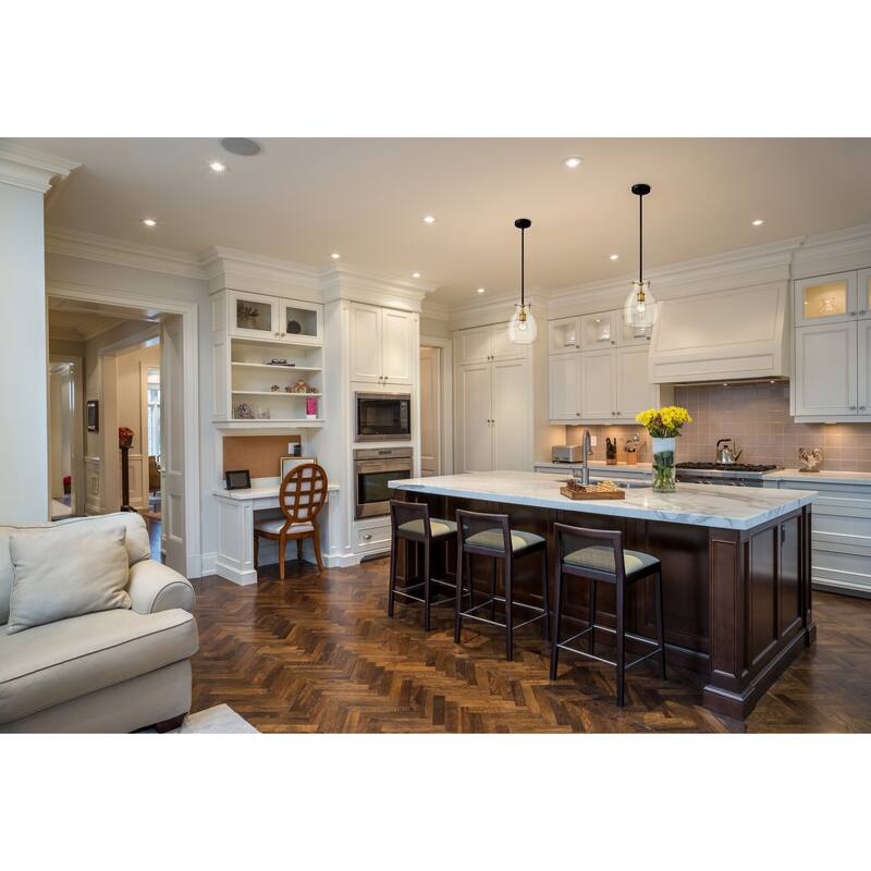 Bella 1 Light 8 inch Matte Black + Olde Brass Mini Pendant Light