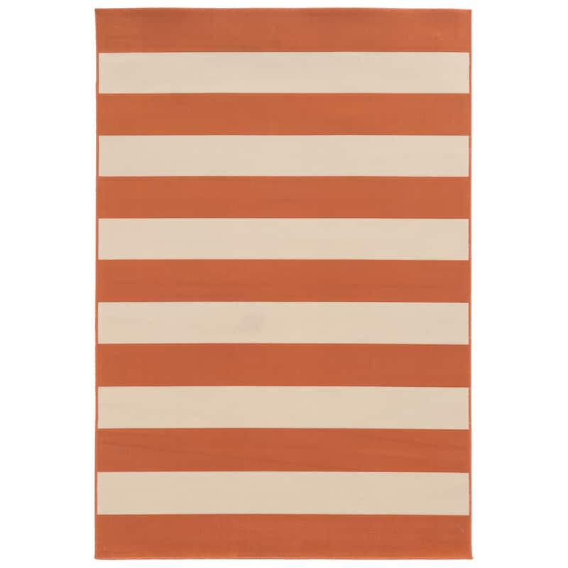 Vista Home Sonderso Indoor/ Outdoor Stripe Area Rug