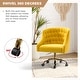 preview thumbnail 28 of 109, Modern Velvet Tufted Office Chair with Gold Metal Base by HULALA HOME