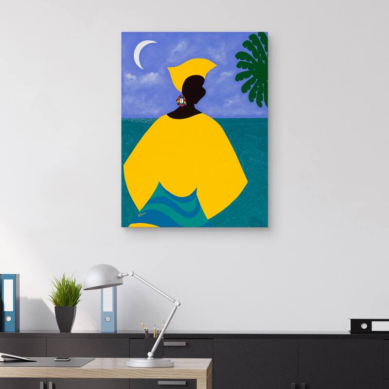 Yemanja Candomble Orisha by Synthia SAINT JAMES Canvas Art Print