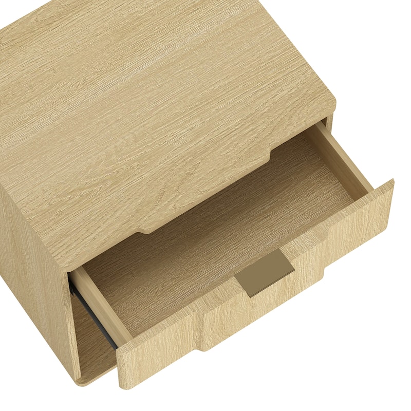 Manhattan Comfort Clive 22 Inch 1 Drawer Nightstand