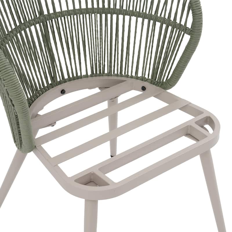 Outdoor 2-piece Dining Chair with Cushion