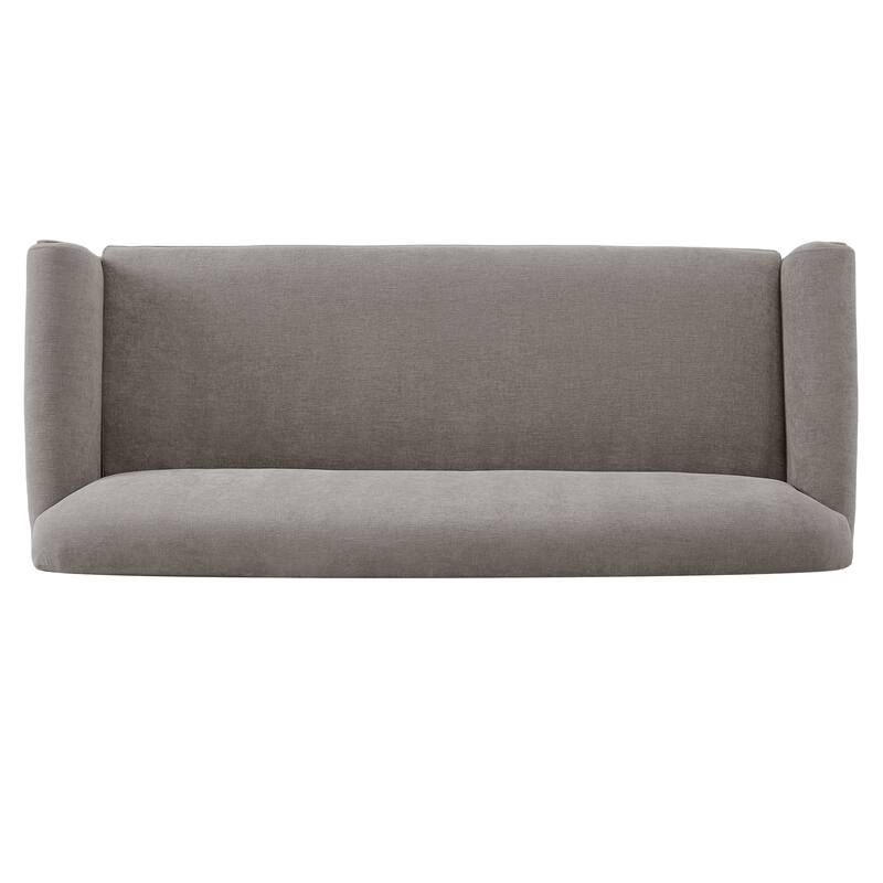 Roomfitters Modern Chenille Loveseat Sofa with Rolled Arms, 2-Seater Couch