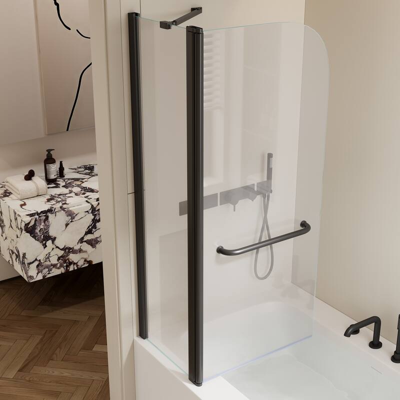 Rise and down rotation shaft door Shower Doors