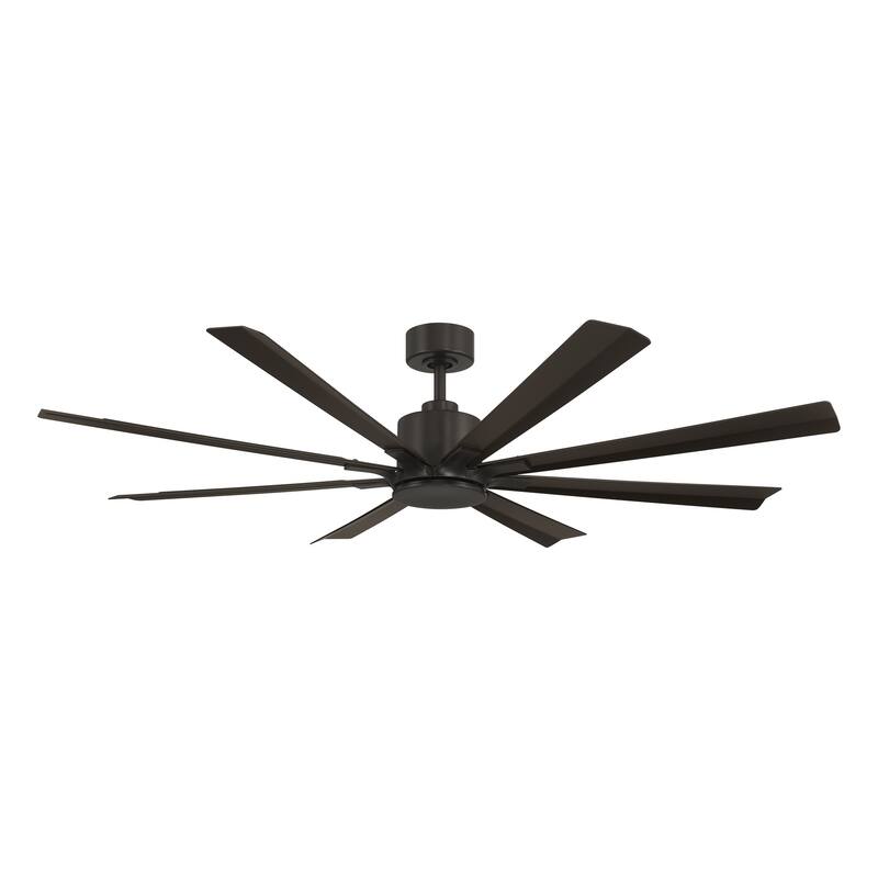 Size Matters Indoor or Outdoor 8-Blade 65in Smart Ceiling Fan - Bronze - 65 Inches